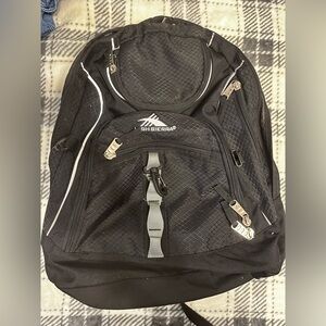 High Sierra Black and Gray Backpack